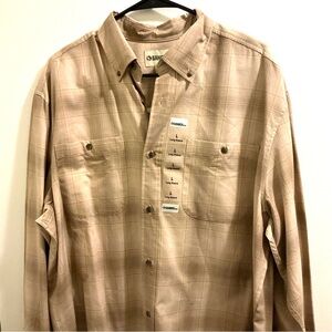 Men’s Gander Mountain Vintage Khaki Plaid Shirt
